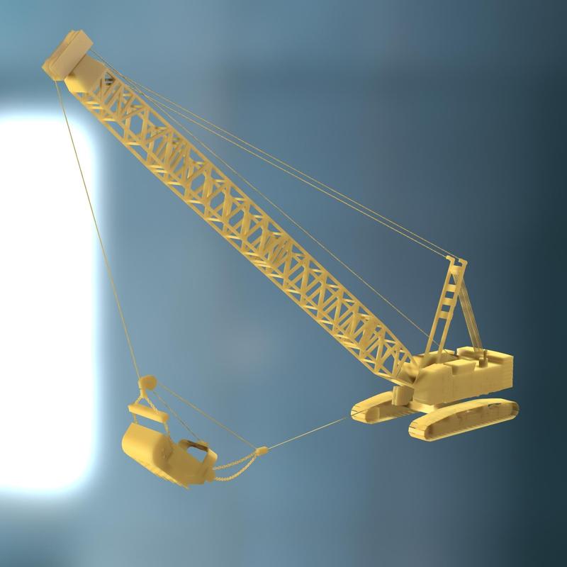 ELEVATOR EXCAVATOR CAR VEHICLE TRACTOR AP00 EXCAVATOR CAROLA CRANE TRUCK TRAILER CHAIN HOOK