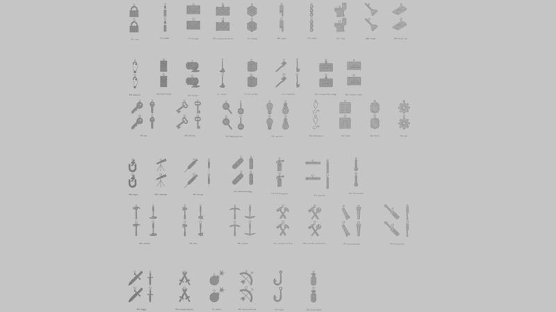 🧰 Tools Full PACK – Original Blend STL Pendant Collection 🔧🗡️🧻