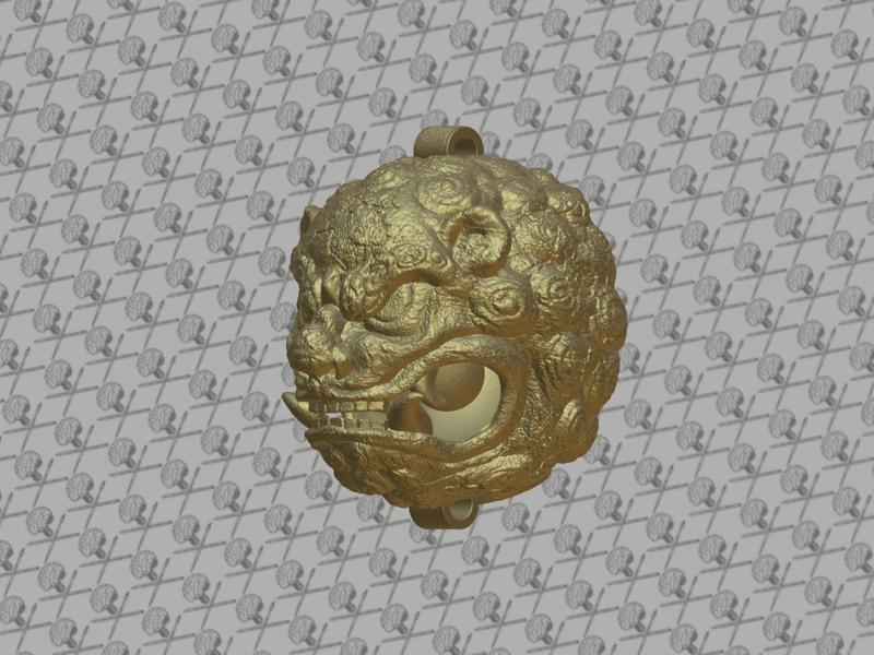 Chinese Lion bell