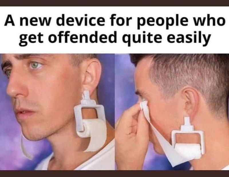 Tear Tissue Holder Earring