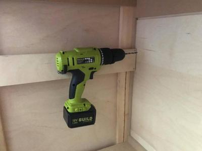 Hangers for cordless drill