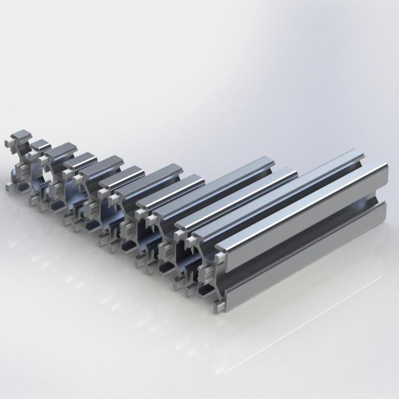 Profilati estrusi in alluminio 30mm x 30mm T-SLOT 8mm modulari