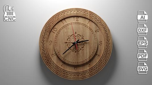 Wall Clock 1 CNC Model 3D model