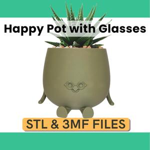 Happy Face Pot Plant | Cute Plant Pot | Plant Buddy | Cutee Potted Planter Pot