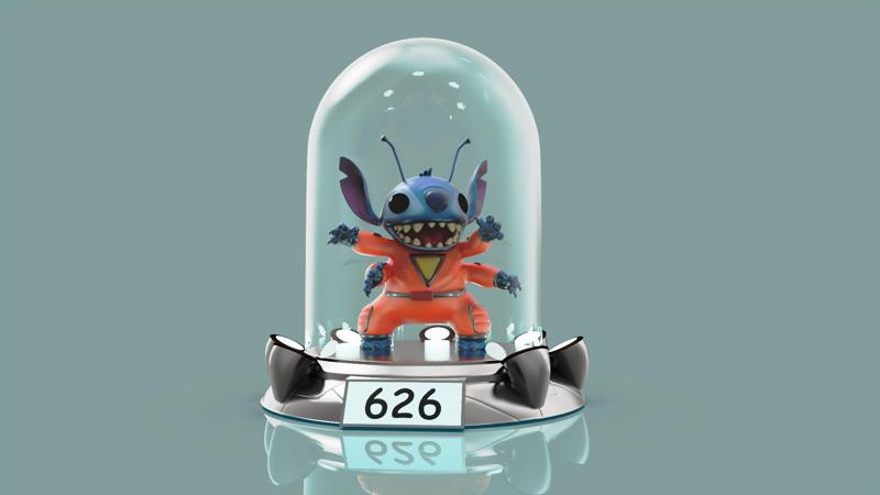 Disney Stitch with space suit