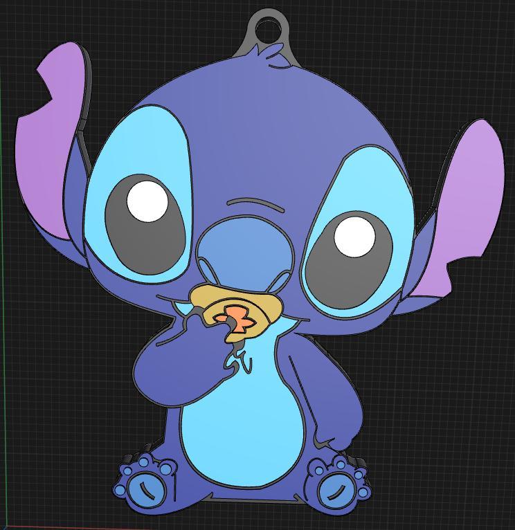 Baby Stitch keychain