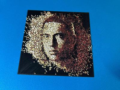 Eminem Relapse Chroma Canvas Clean Cover
