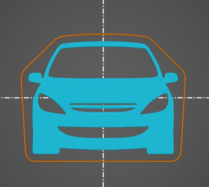 Peugeot 307 silhouette key
