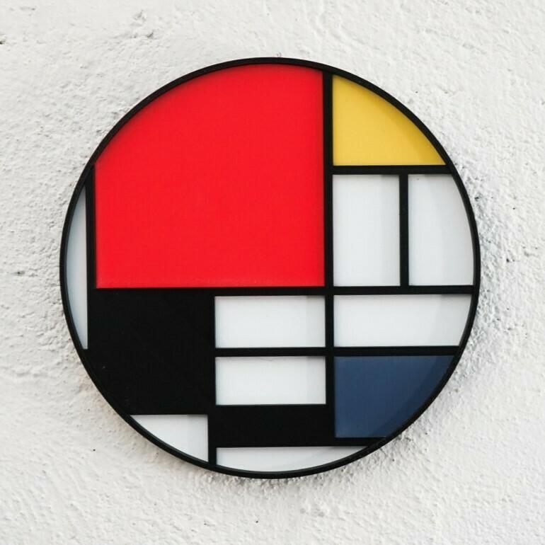 Mondrian - Composition in red, yellow, blue and black