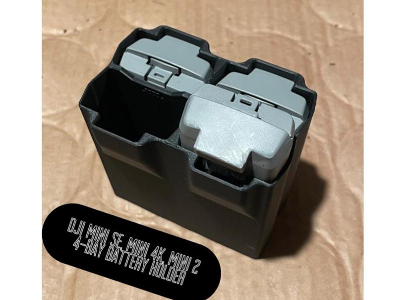 DJI Mini SE, Mini 4K, Mini 2 4-Bay Battery Holder