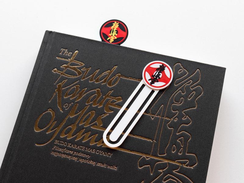 Karate Kyokushin Kanku with Kanji Bookmark
