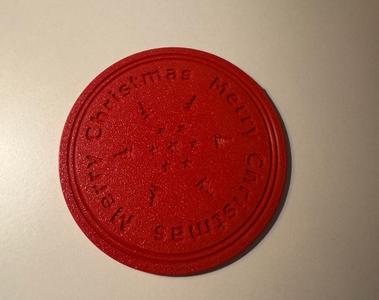 Merry Christmas Coaster