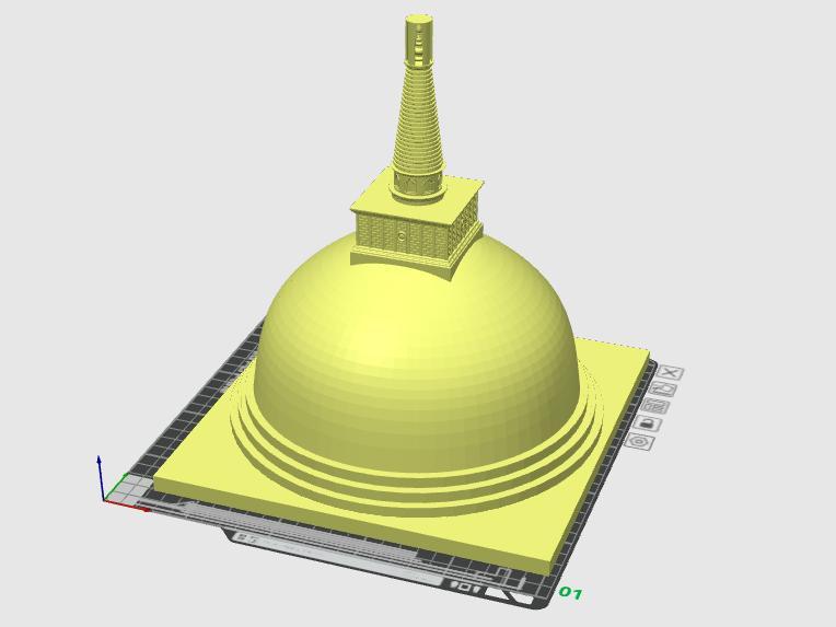 Lord Buddha Maha Stupa Seya Chaithya