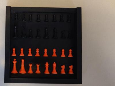 Complete Chess Set with Board & Box