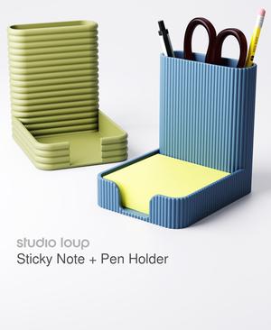 Sticky Note + Pen Holder