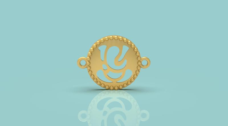 Ganesh Bracelet Rakhi - 04