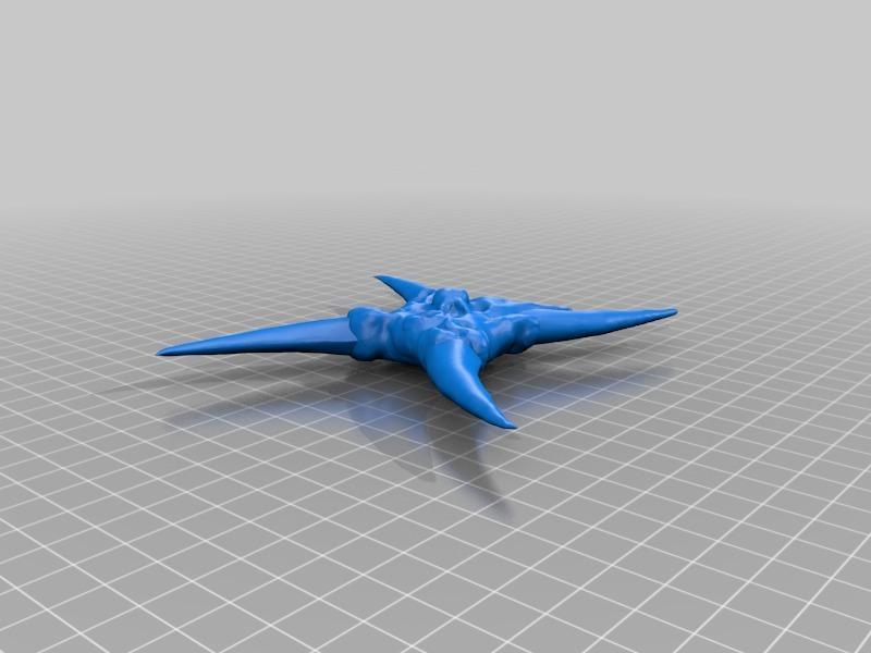 Jeepers Creepers throwing star Detailed