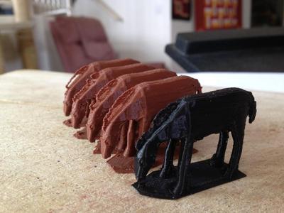 Horse with stand