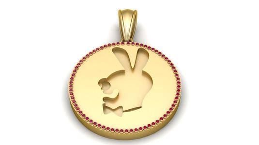 whimsical pendant 3D printable model