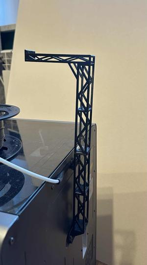 Anycubic Kobra S1 ultralight filament holder (spool on top version)