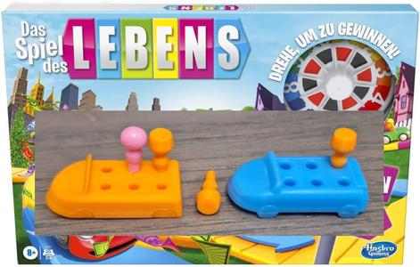 Game of Life car and pins / Spiel des Lebens Auto und Stifte