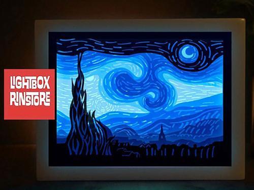 Starry Night light box