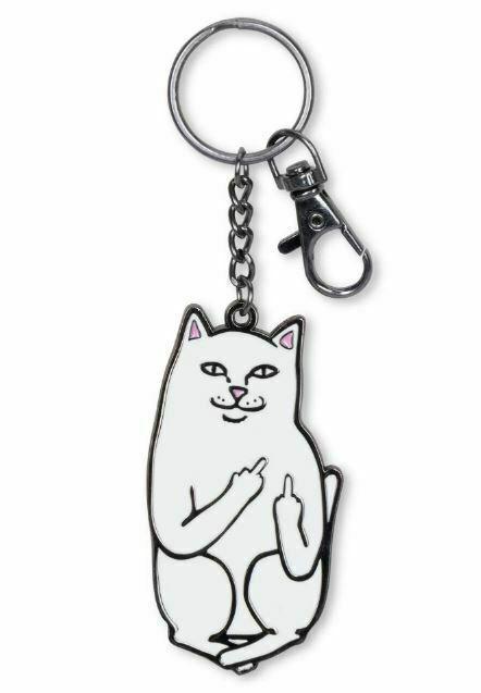 RIP N DIP KEYCHAIN [ KEYCHAIN MIDDLE FINGER CAT].