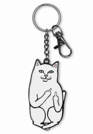 RIP N DIP KEYCHAIN [ KEYCHAIN MIDDLE FINGER CAT].