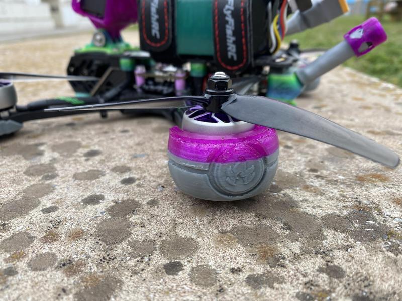 Bumper Motor FlyfishRC Volador VX5 / VD5 Pokemon themes Fire