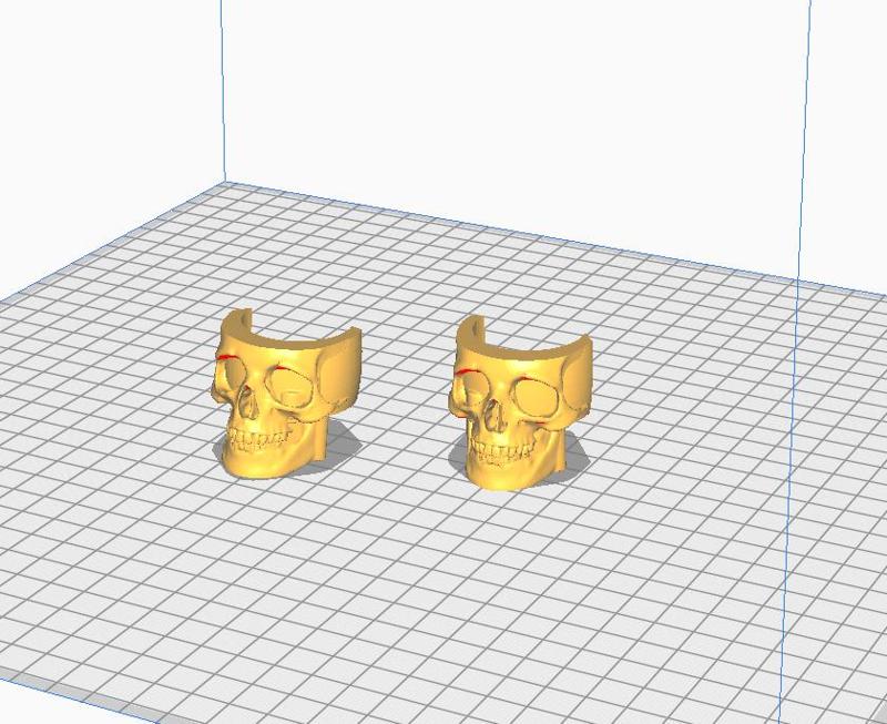 Bumper Motor FlyfishRC Volador VX5 / VD5 skulls themes with feet