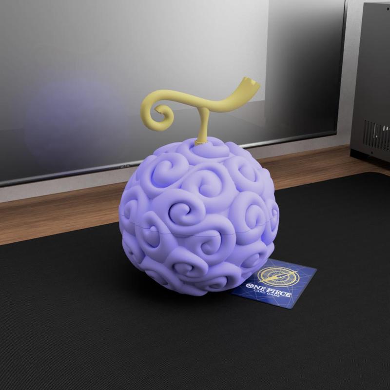 Gomu Gomu no Mi Deckbox - Devil Fruit - Holds 100 Cards, Double Sleeve Compatible - One Piece - TCG