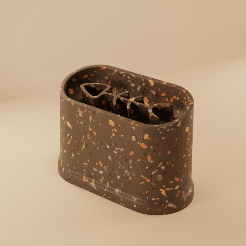 AntiVomit Free Slow Feeder Cat and Dog Bowl, Slows Down Pets Eating, Prevents Overeating / Plaster mold cast with draft angle