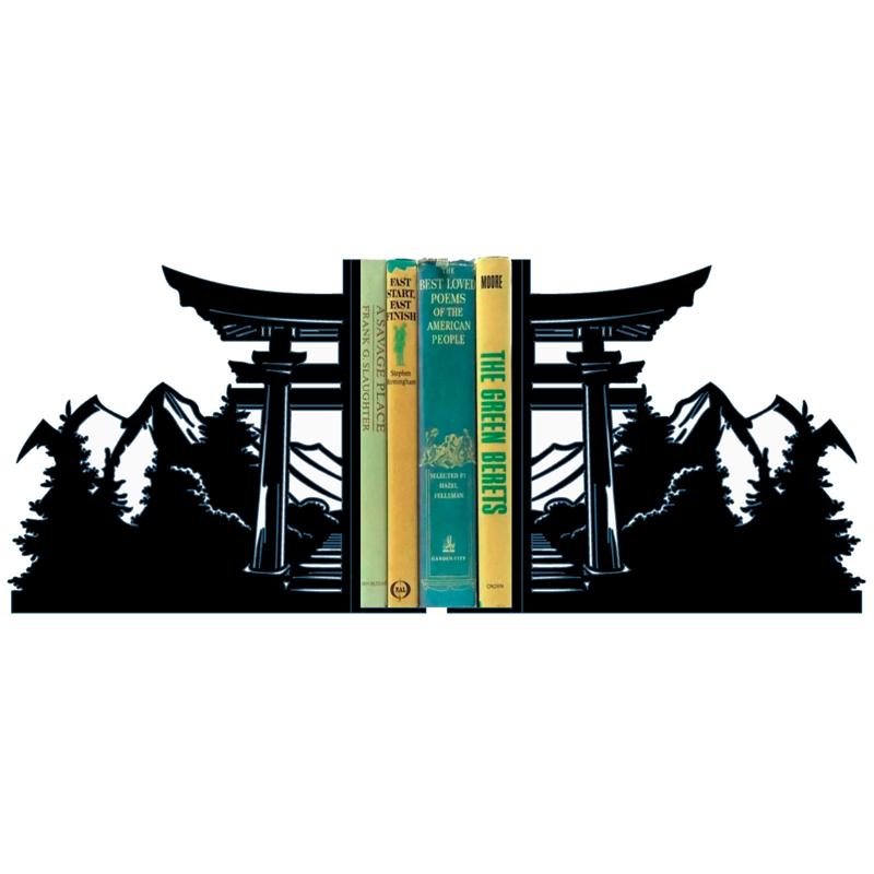 Temple Torii Japan Book Holder, Bookend, Game Holder, game support, manga holder, manga support