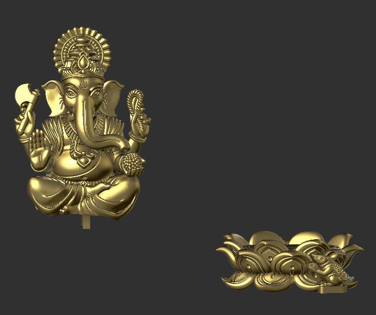 LORD GANESHA ( VINAYAGAR) BASE DITACHABLE HD MODEL