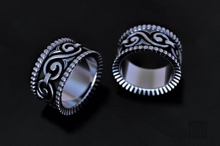 Ring With Patterns 3D Model