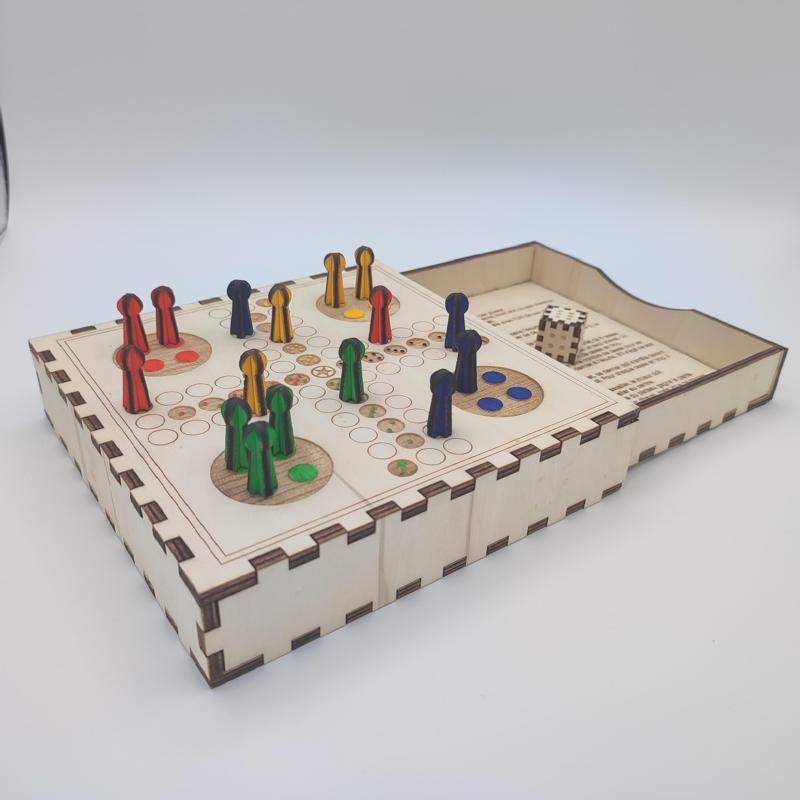 Ludo little horses lasercut 3mm and 5mm