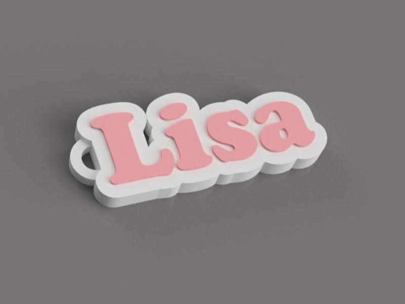 Schlüsselanhänger Lisa