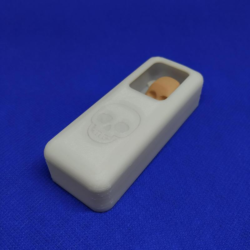 Calaverita in coffin