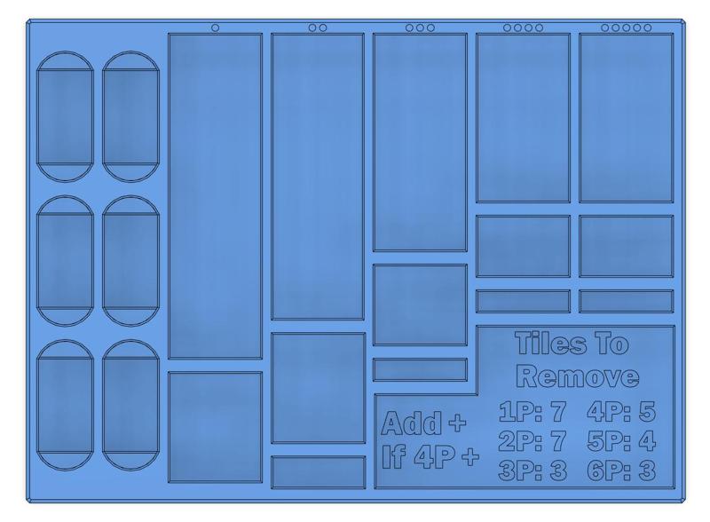 Deep Dive Board Game Insert/Organizer