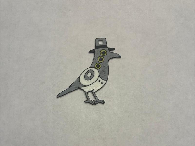 Suzy magpie K-pop demon Hunter keychain