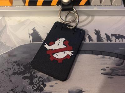 Ghostbusters Engineer Corps Badge Holder