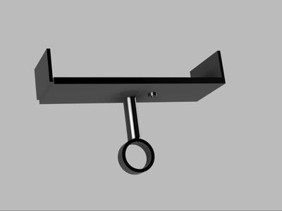 Garland bracket for shower pole