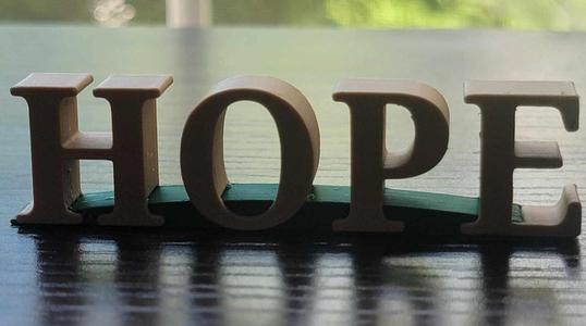 'Hope' Decoart - Linear