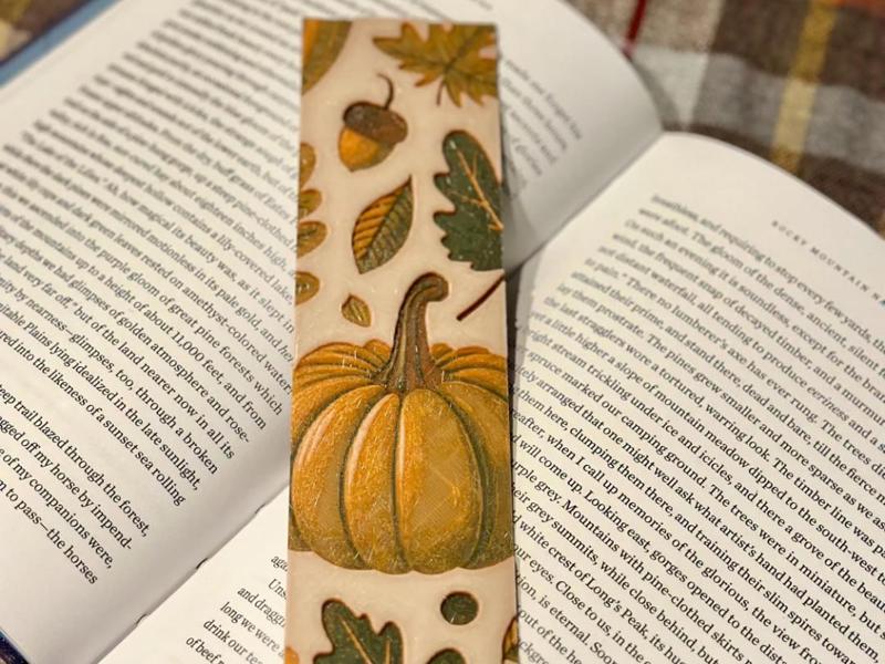 Autumn Bookmark (Hueforge)