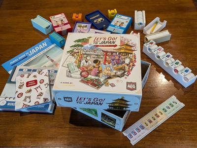 Let's Go! To Japan custom board game insert - Matsuri Edition