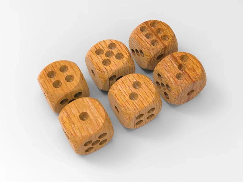 Six-sided die (only 4g)