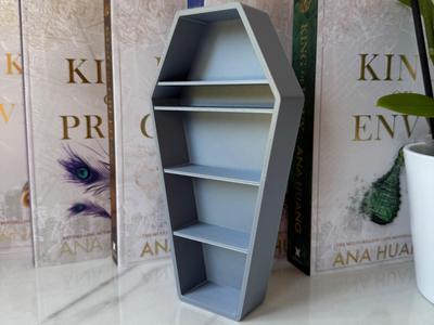 Coffin Shaped Mini Bookshelf