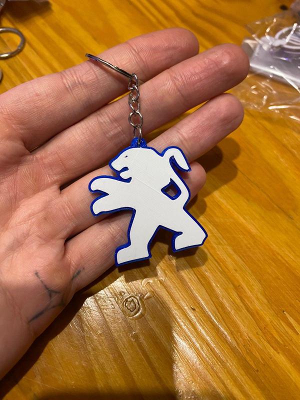 Peugeot keychain, keychain