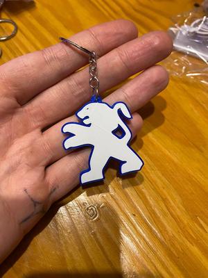 Peugeot keychain, keychain