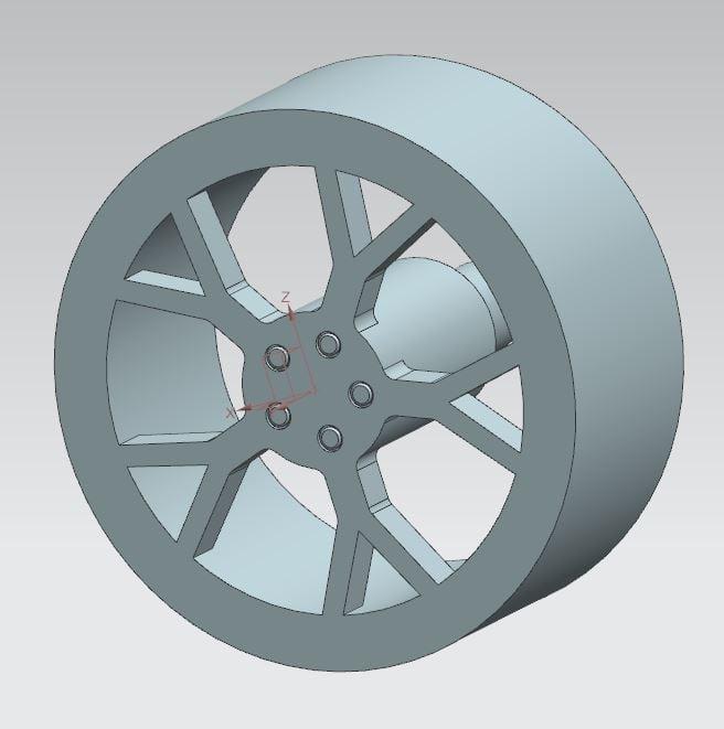 car wheel 1/24